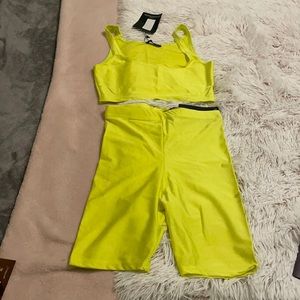 2pc Biker short set.